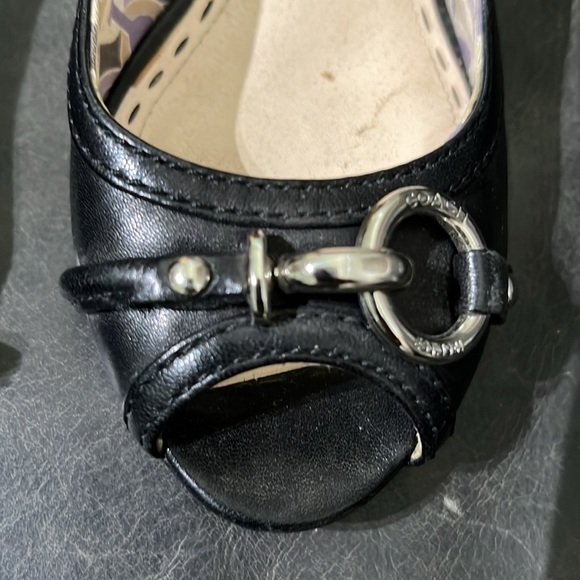 Coach black wedges 2 inches, 5.5 - Picture 7 of 10